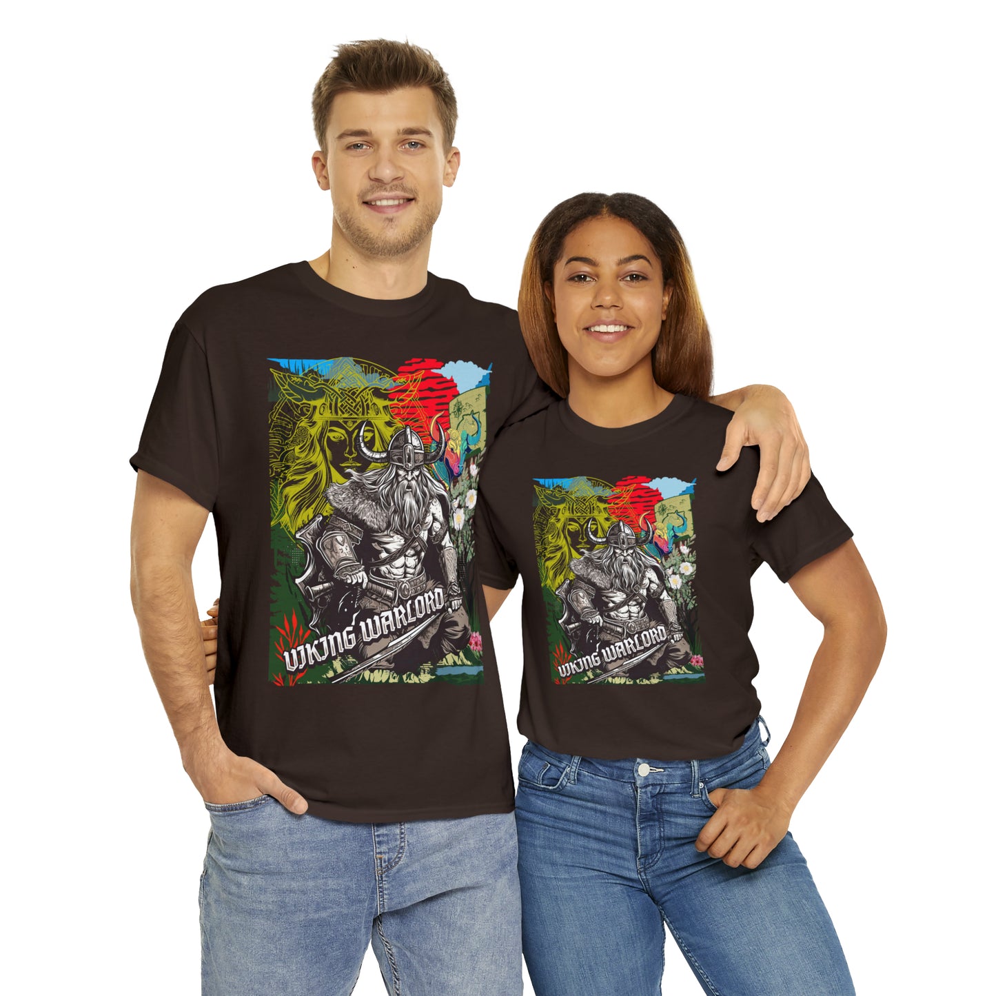 Unisex Heavy Cotton Tee  VIKING WARLORD