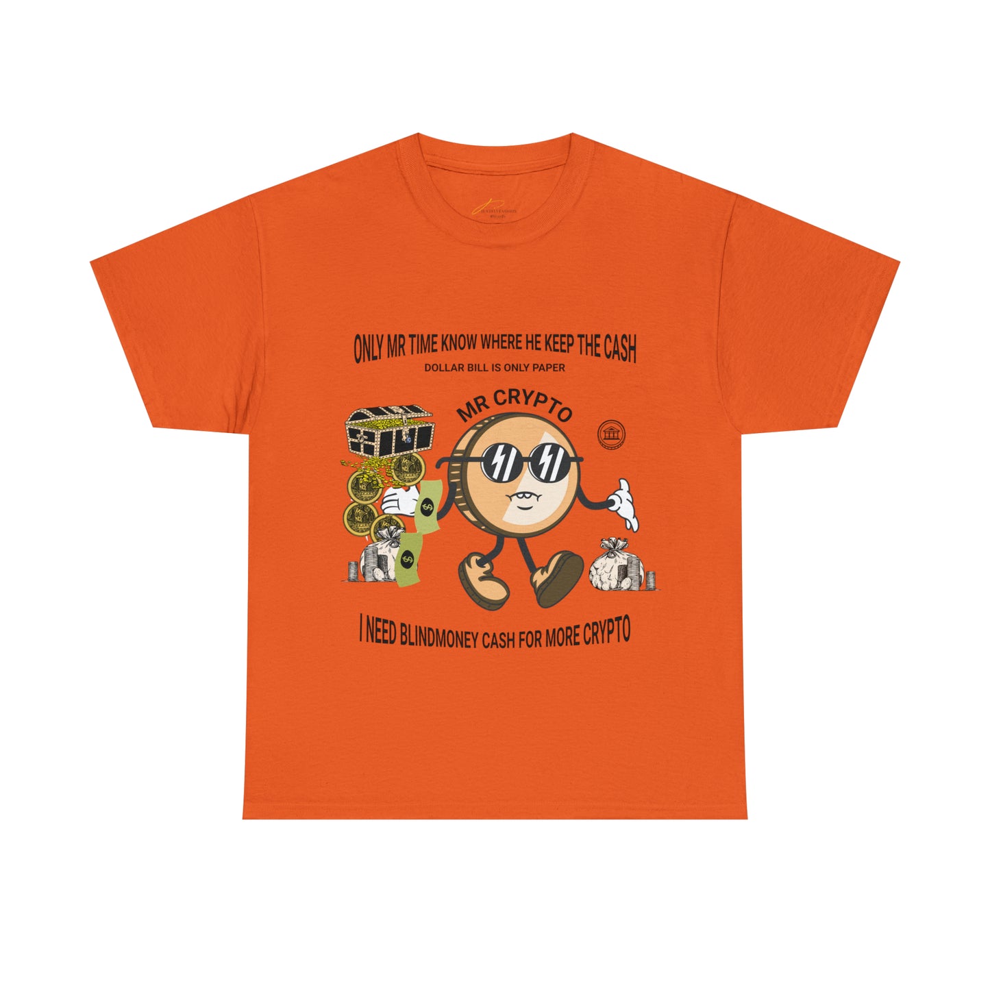 Unisex Heavy Cotton Tee  MR CRYPTO