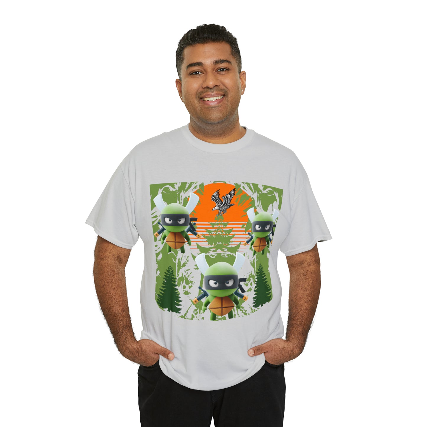 Unisex Heavy Cotton Tee The return of the three ninjas