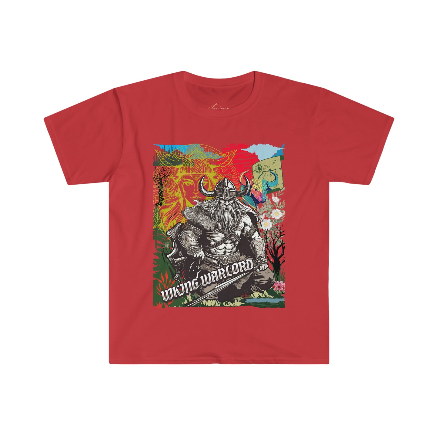 Unisex Softstyle T-Shirt Viking Warlord