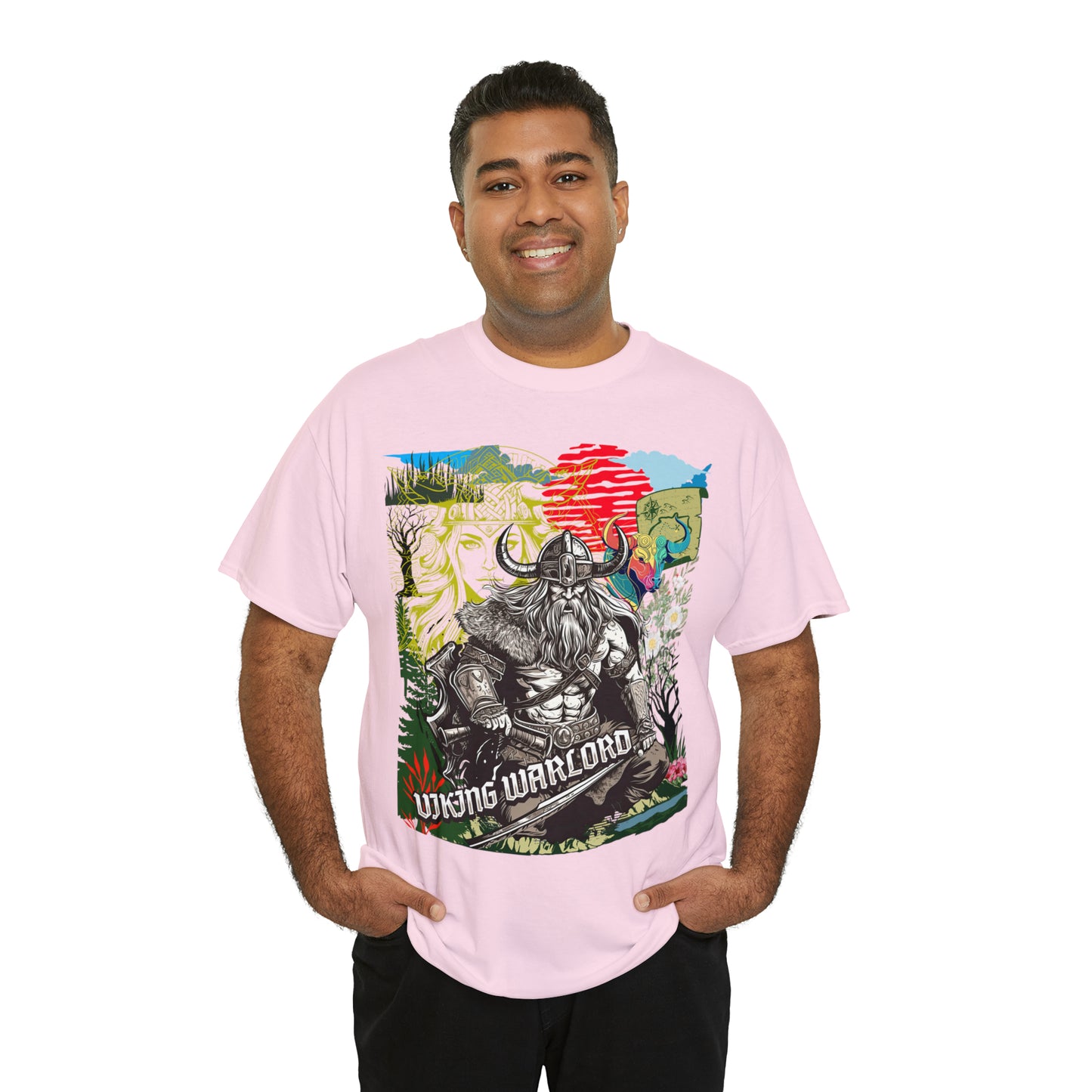 Unisex Heavy Cotton Tee  VIKING WARLORD