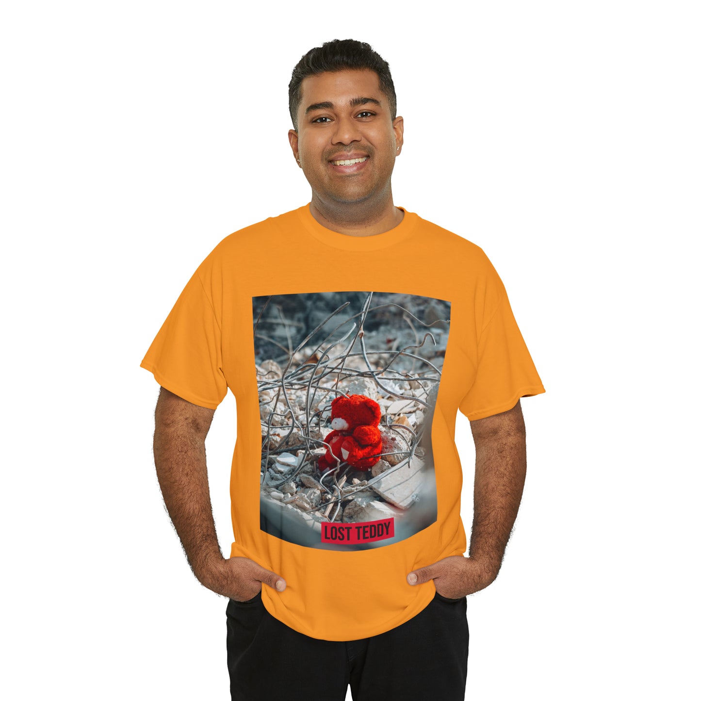 Unisex Heavy Cotton Tee Lost Teddy