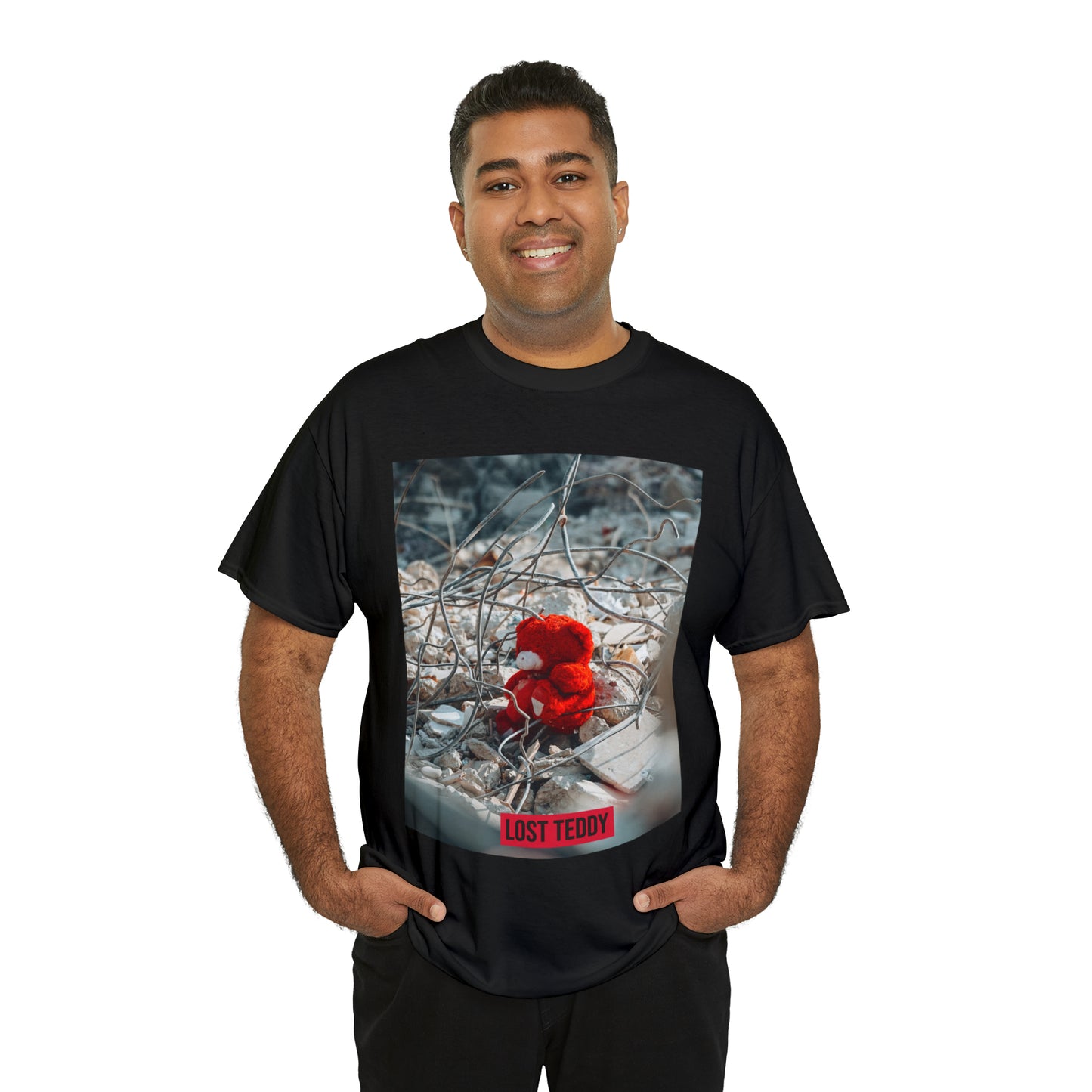 Unisex Heavy Cotton Tee Lost Teddy