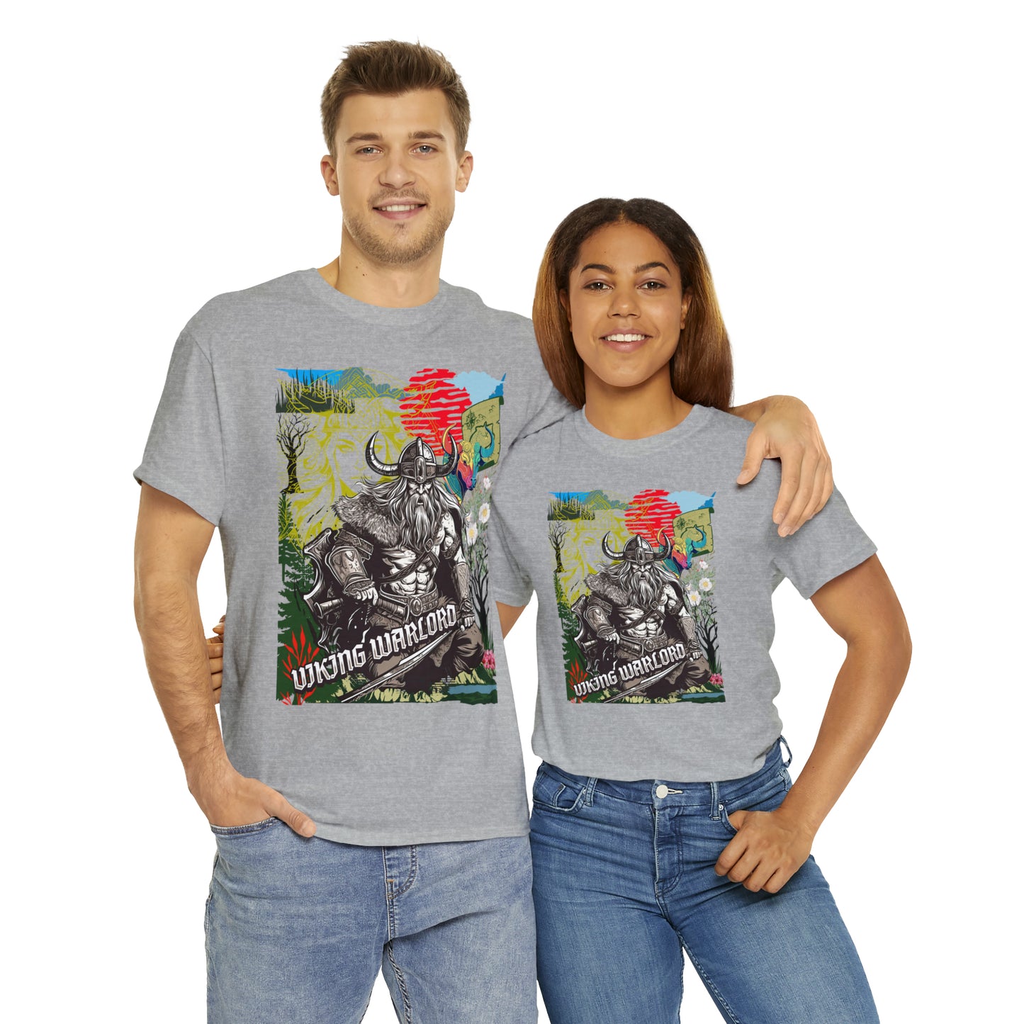 Unisex Heavy Cotton Tee  VIKING WARLORD