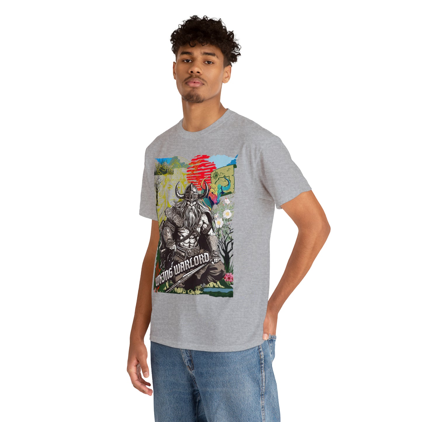 Unisex Heavy Cotton Tee  VIKING WARLORD