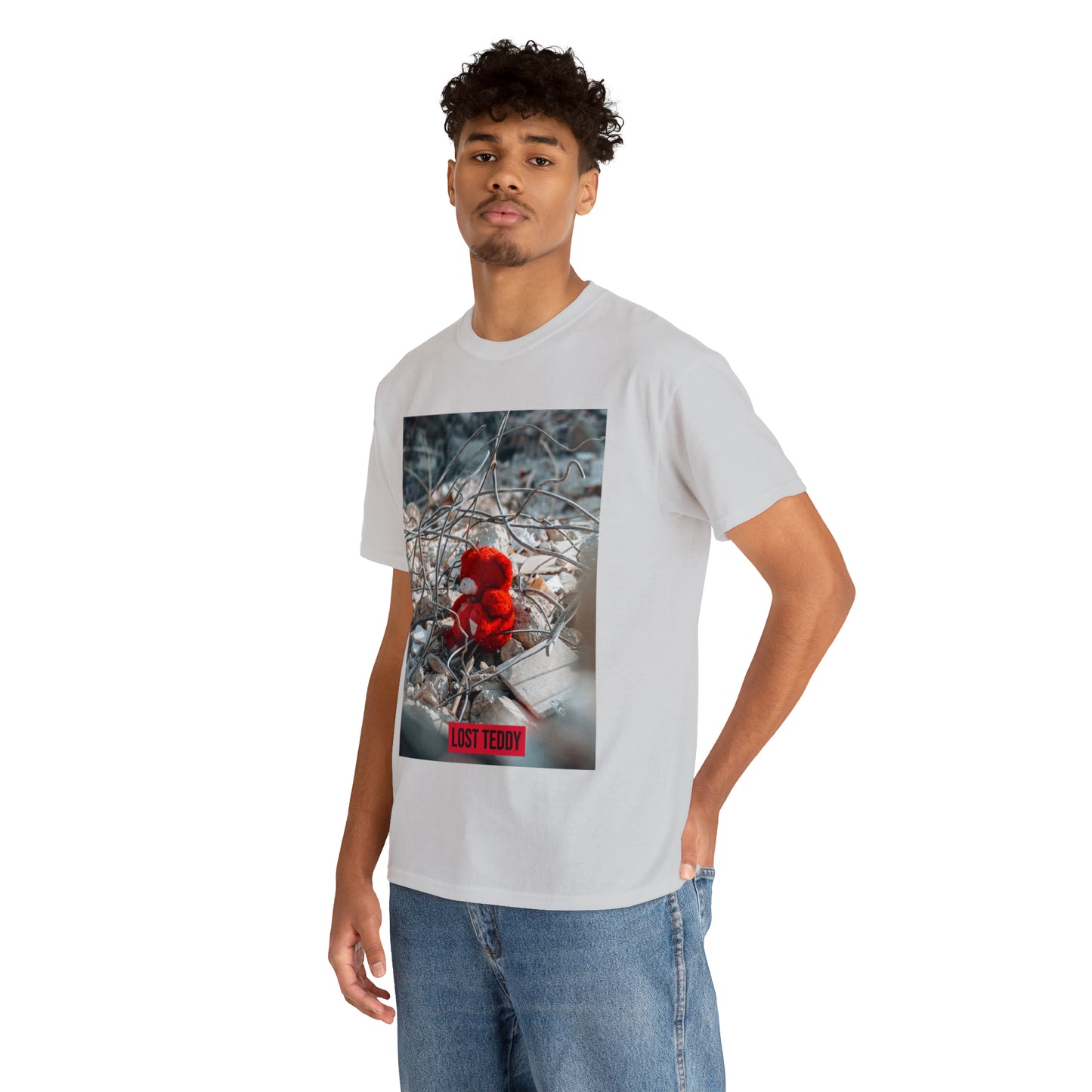 Unisex Heavy Cotton Tee Lost Teddy