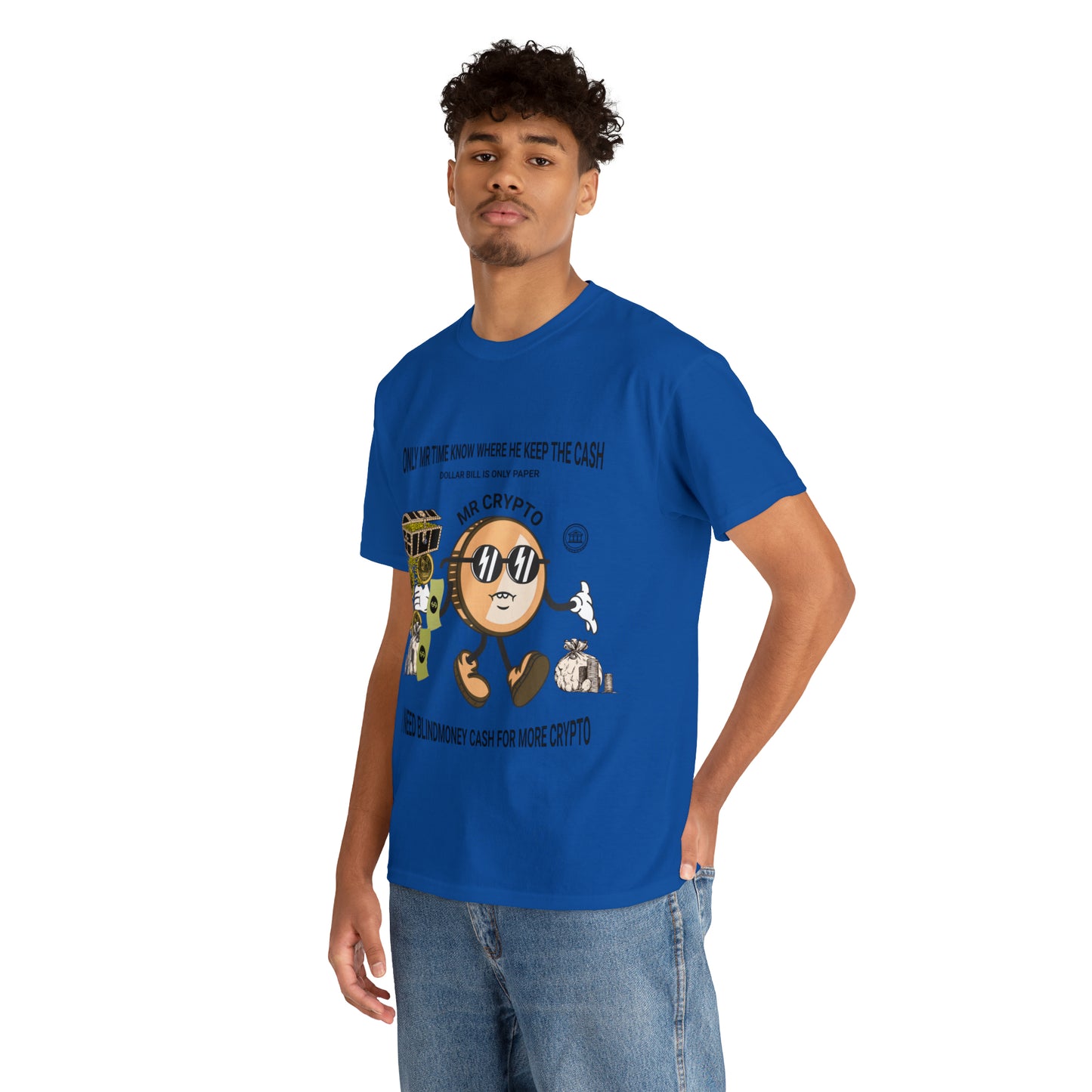 Unisex Heavy Cotton Tee  MR CRYPTO