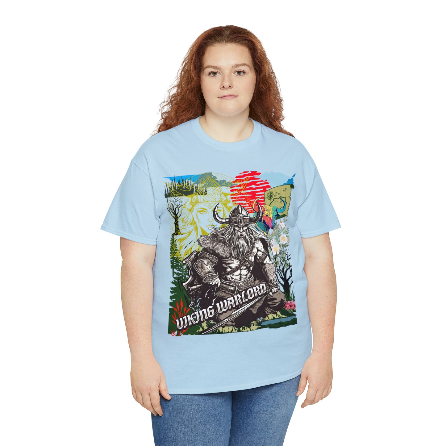 Unisex Heavy Cotton Tee  VIKING WARLORD