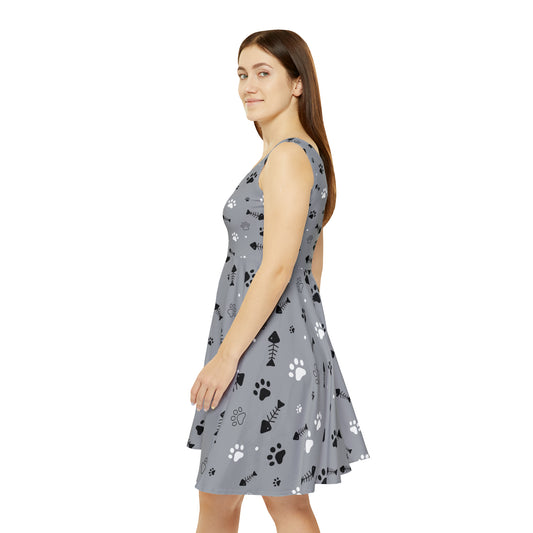 Women's Skater Dress (AOP) JUSTFLYFASHION PATTERN