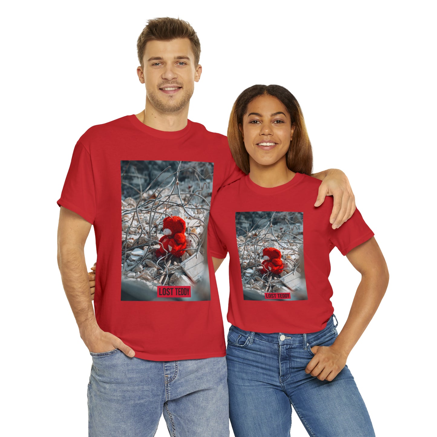 Unisex Heavy Cotton Tee Lost Teddy