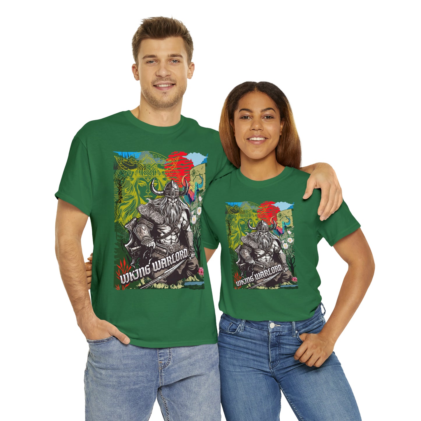 Unisex Heavy Cotton Tee  VIKING WARLORD
