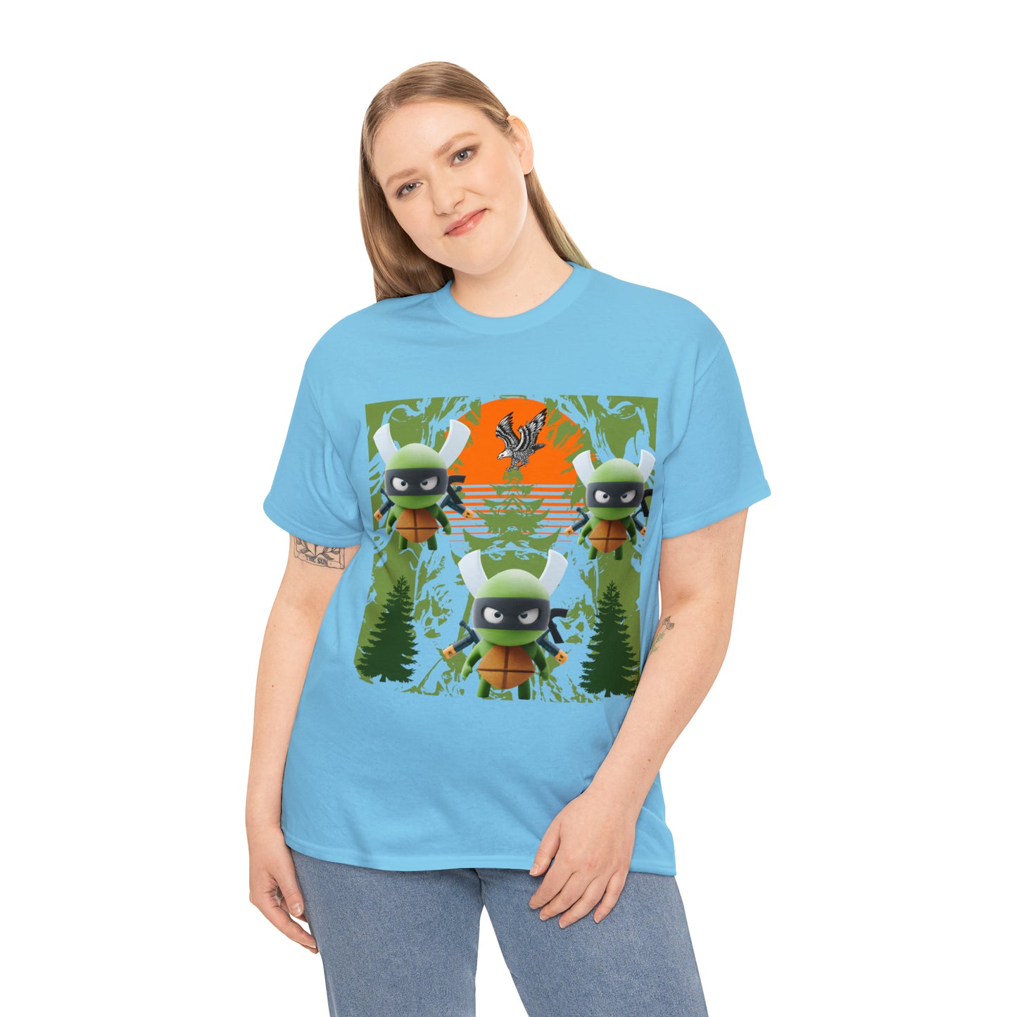 Unisex Heavy Cotton Tee The return of the three ninjas