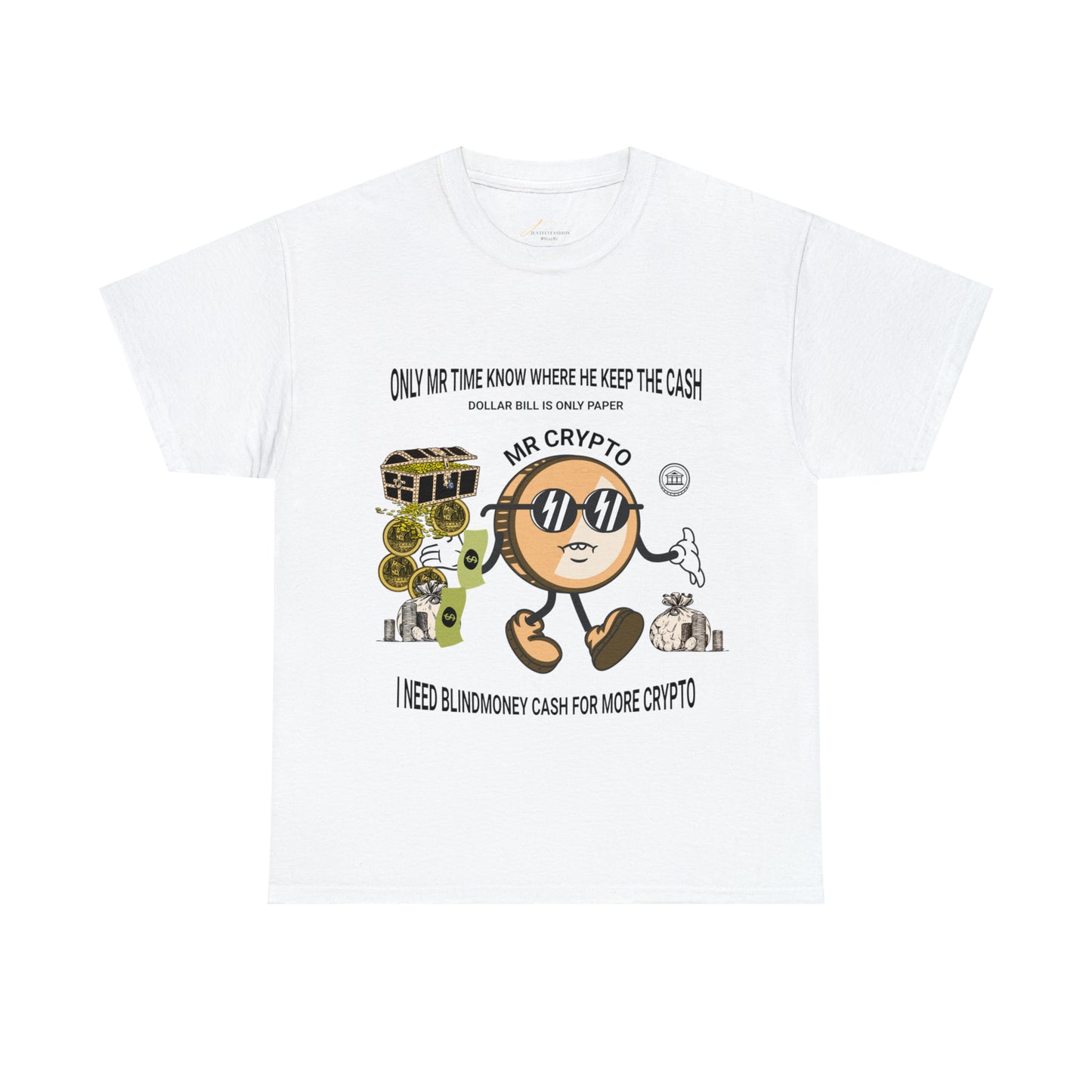 Unisex Heavy Cotton Tee  MR CRYPTO