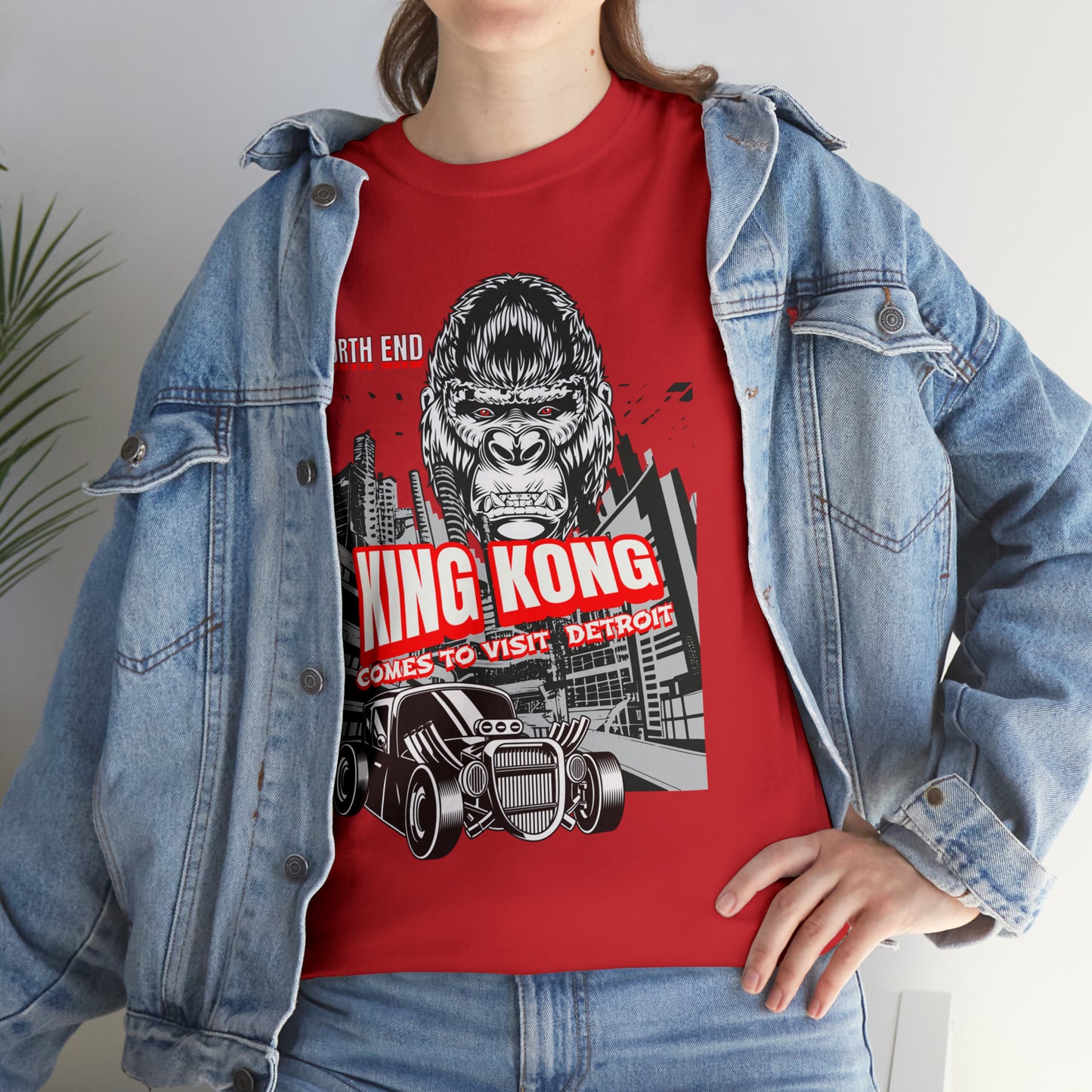 Unisex Heavy Cotton Tee NORTH END KONG