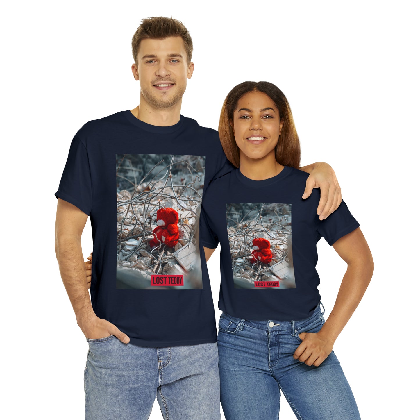 Unisex Heavy Cotton Tee Lost Teddy