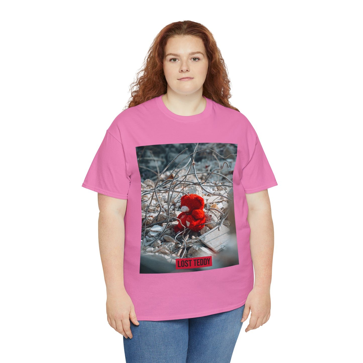 Unisex Heavy Cotton Tee Lost Teddy