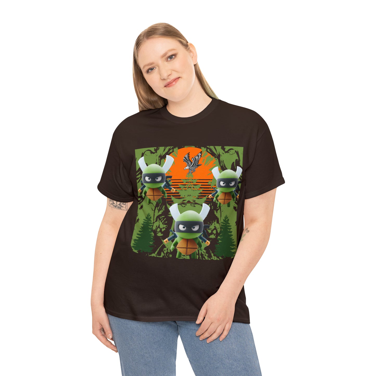 Unisex Heavy Cotton Tee The return of the three ninjas
