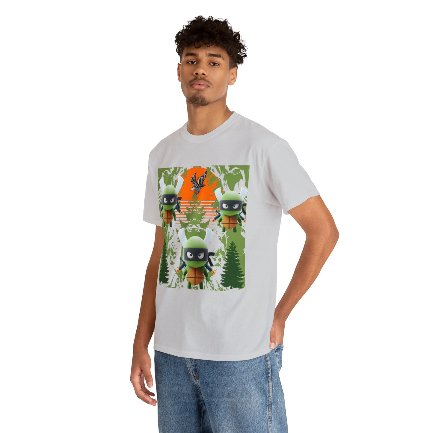 Unisex Heavy Cotton Tee The return of the three ninjas
