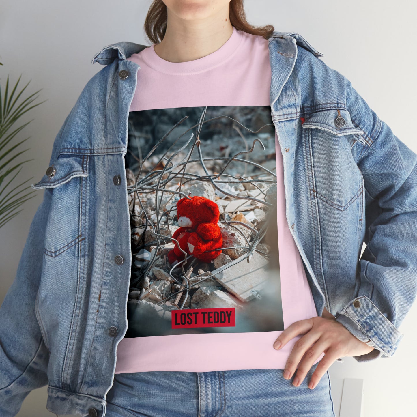 Unisex Heavy Cotton Tee Lost Teddy