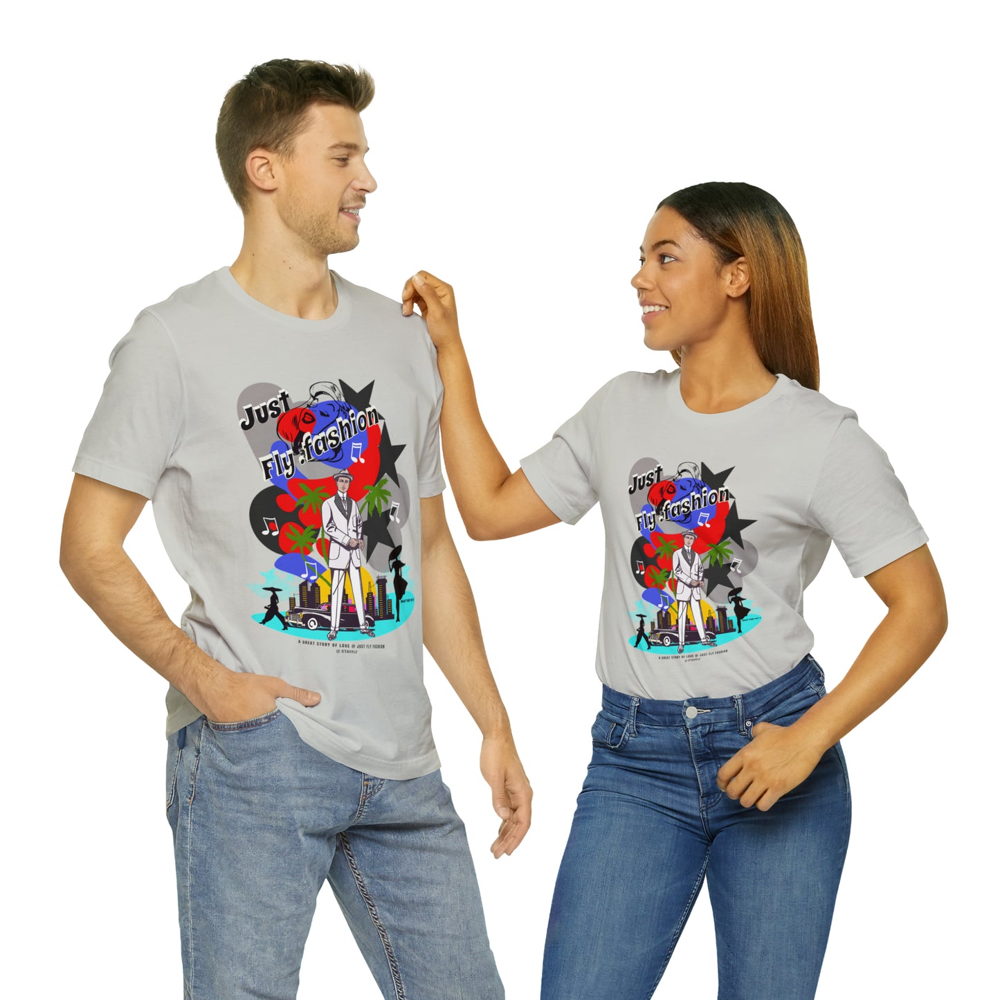 Unisex Jersey Short Sleeve Tee A GREAT STORY OF LOVE