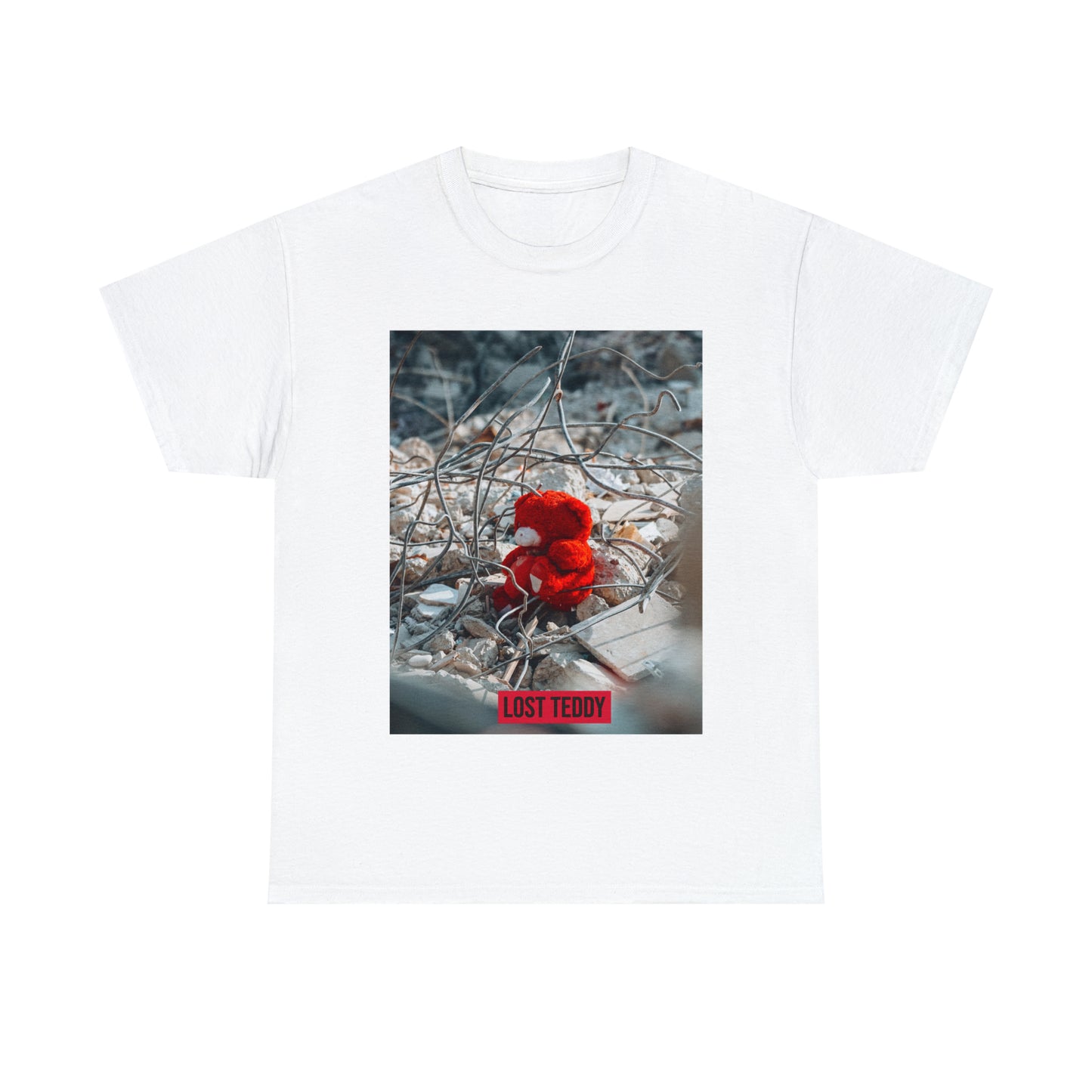Unisex Heavy Cotton Tee Lost Teddy