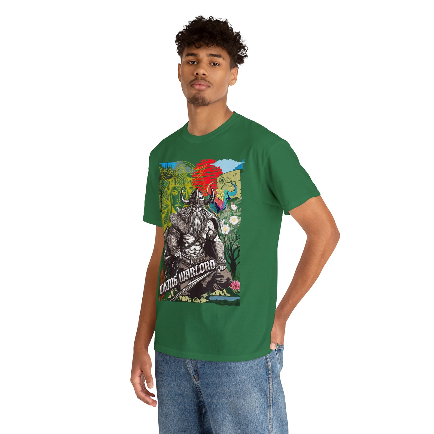 Unisex Heavy Cotton Tee  VIKING WARLORD