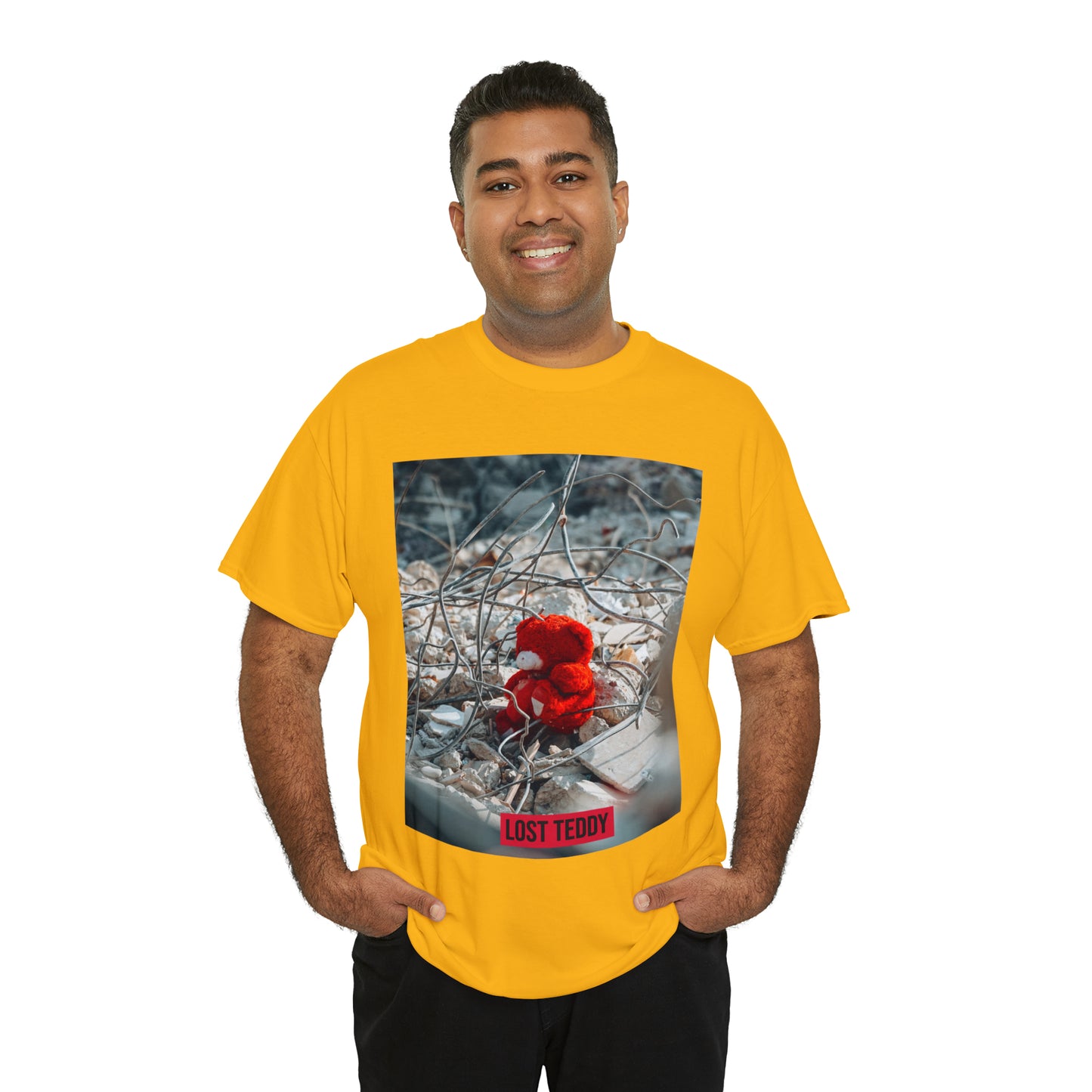Unisex Heavy Cotton Tee Lost Teddy