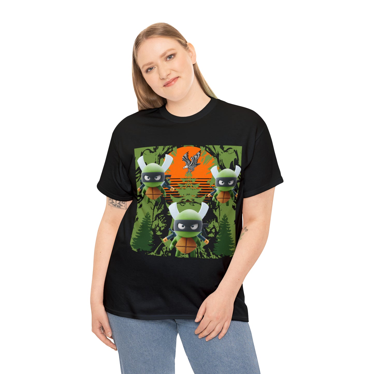 Unisex Heavy Cotton Tee The return of the three ninjas
