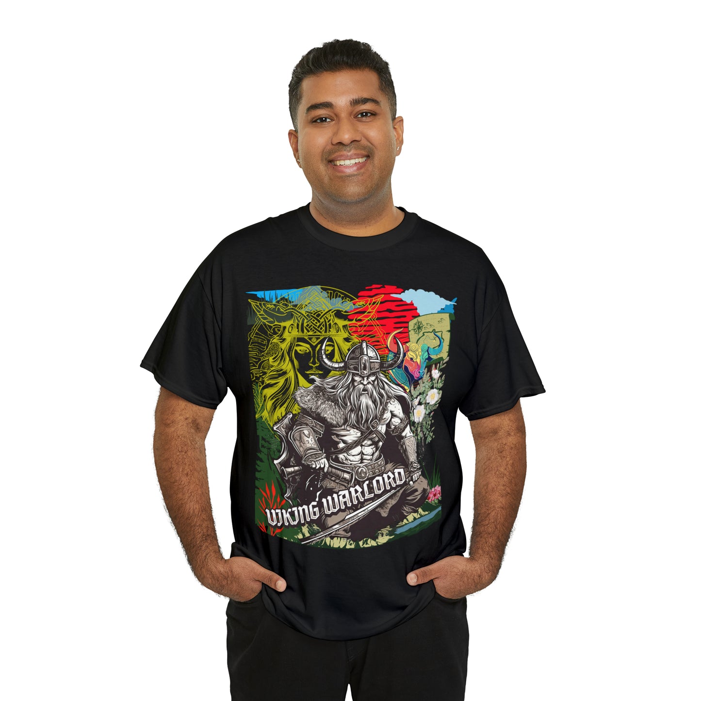 Unisex Heavy Cotton Tee  VIKING WARLORD