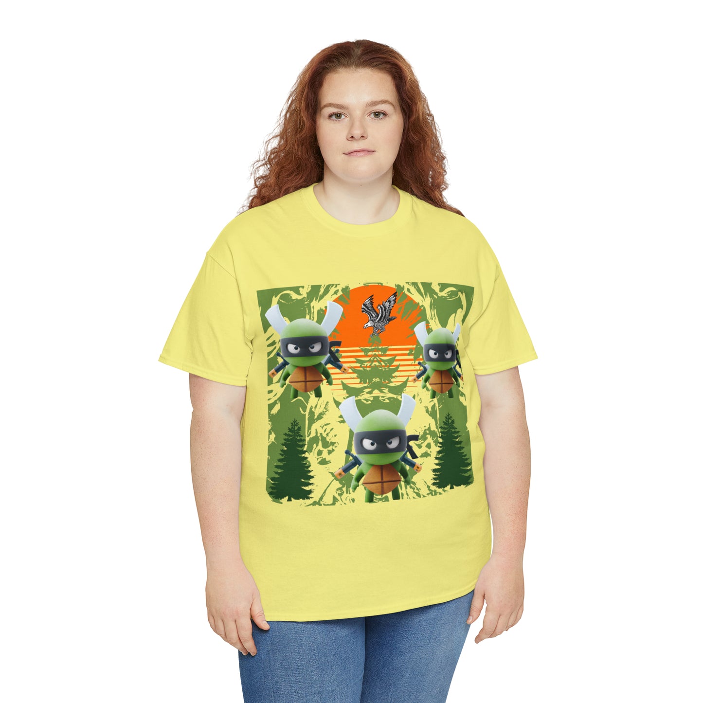 Unisex Heavy Cotton Tee The return of the three ninjas