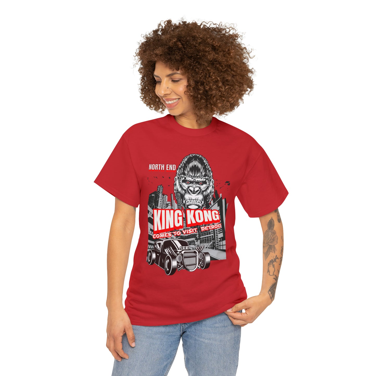 Unisex Heavy Cotton Tee NORTH END KONG