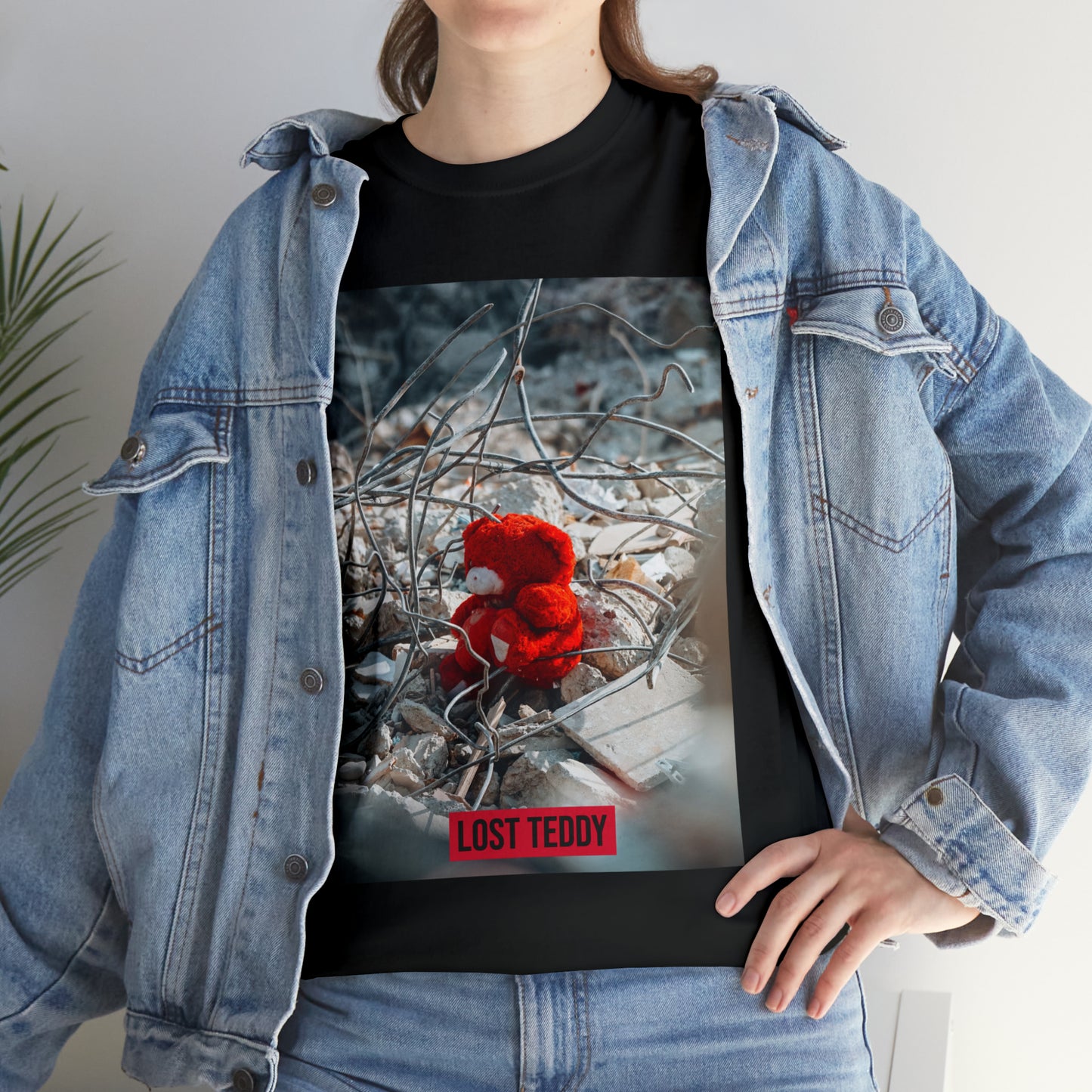 Unisex Heavy Cotton Tee Lost Teddy