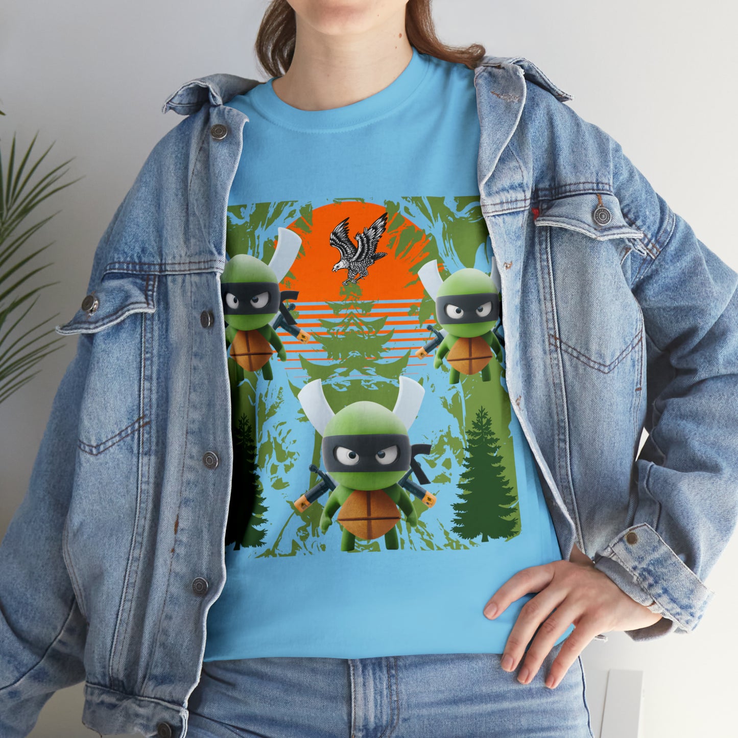 Unisex Heavy Cotton Tee The return of the three ninjas