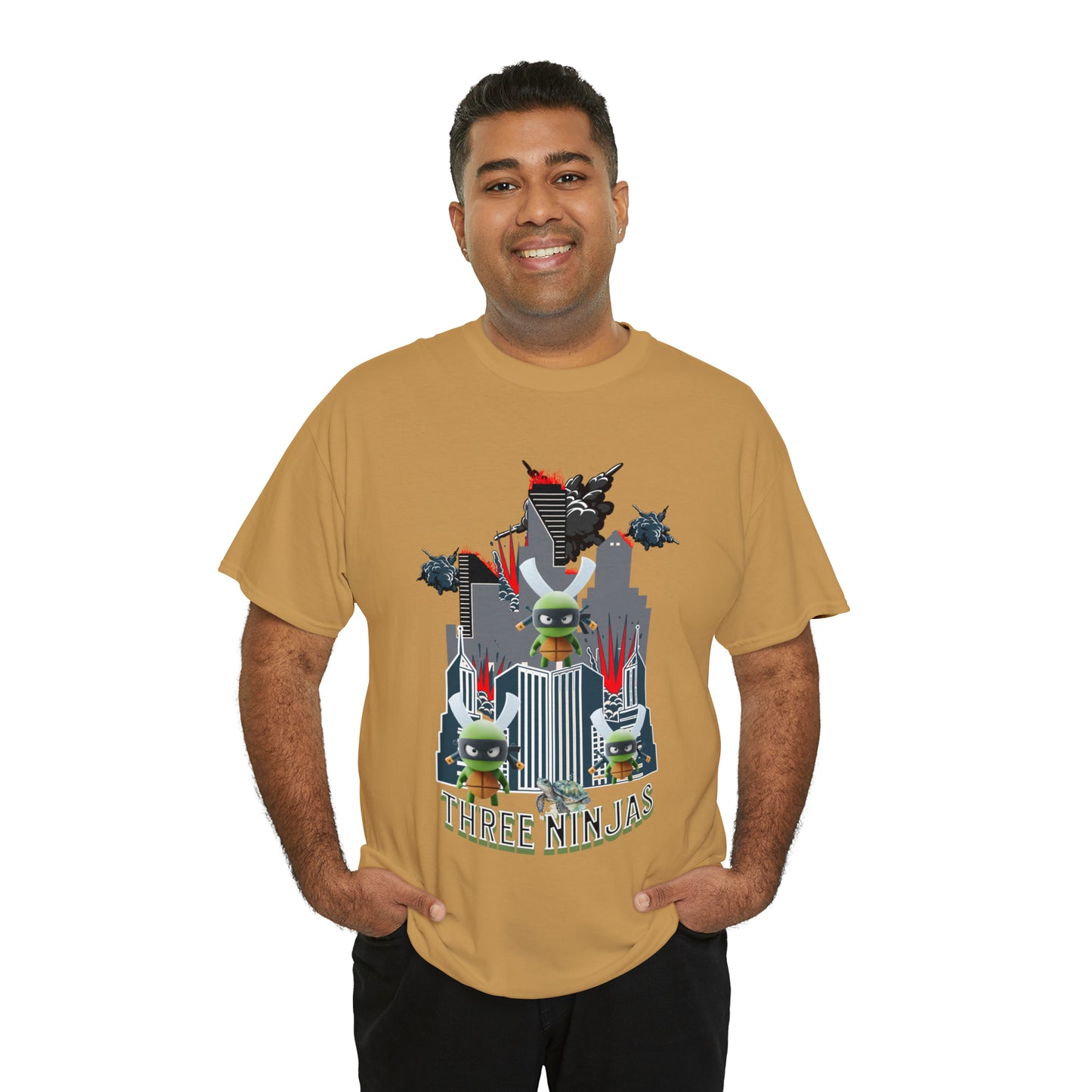 Unisex Heavy Cotton Tee  Three Ninjas