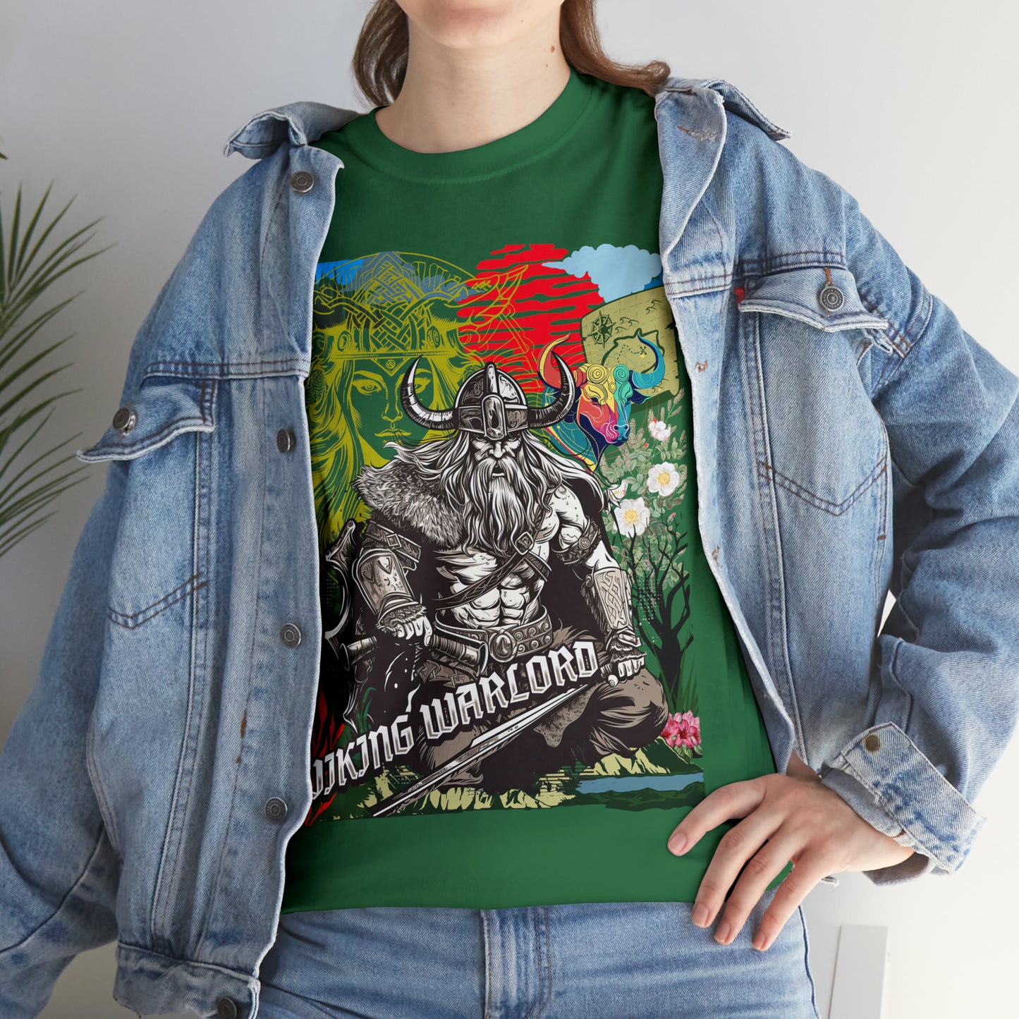 Unisex Heavy Cotton Tee  VIKING WARLORD