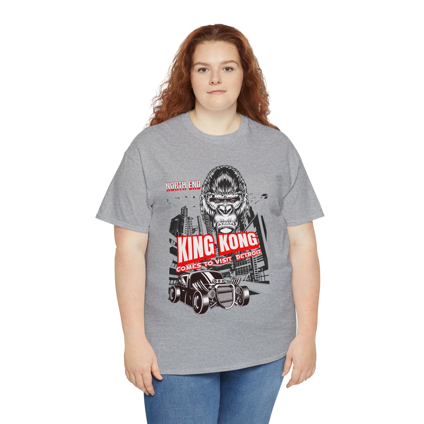 Unisex Heavy Cotton Tee NORTH END KONG