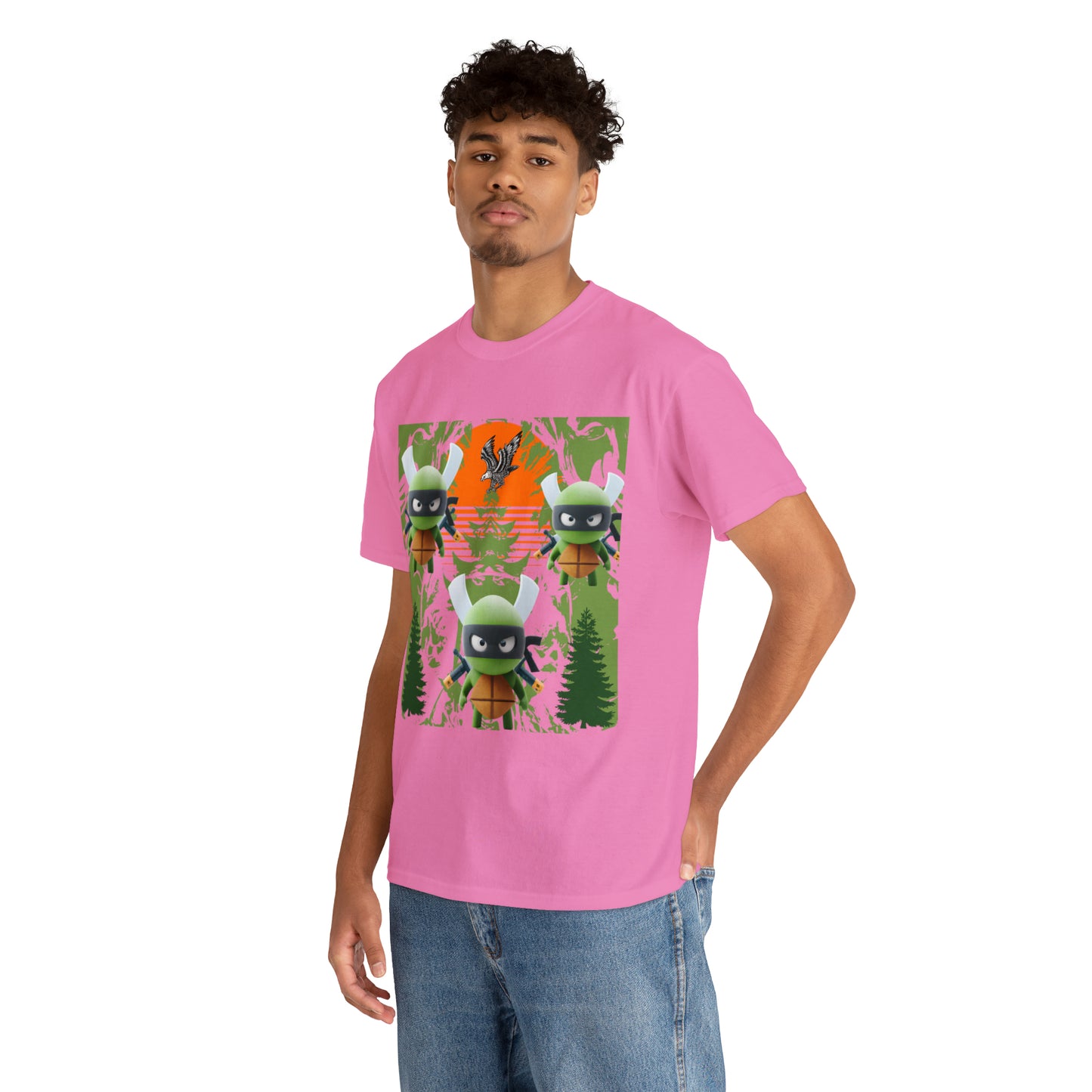 Unisex Heavy Cotton Tee The return of the three ninjas