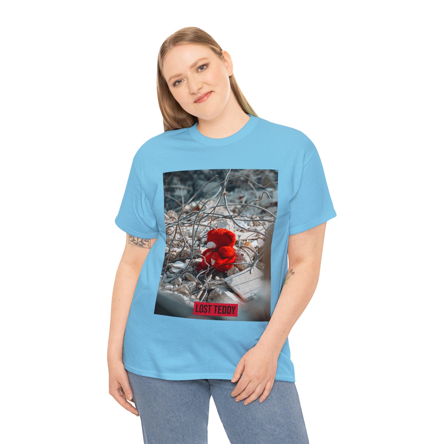 Unisex Heavy Cotton Tee Lost Teddy