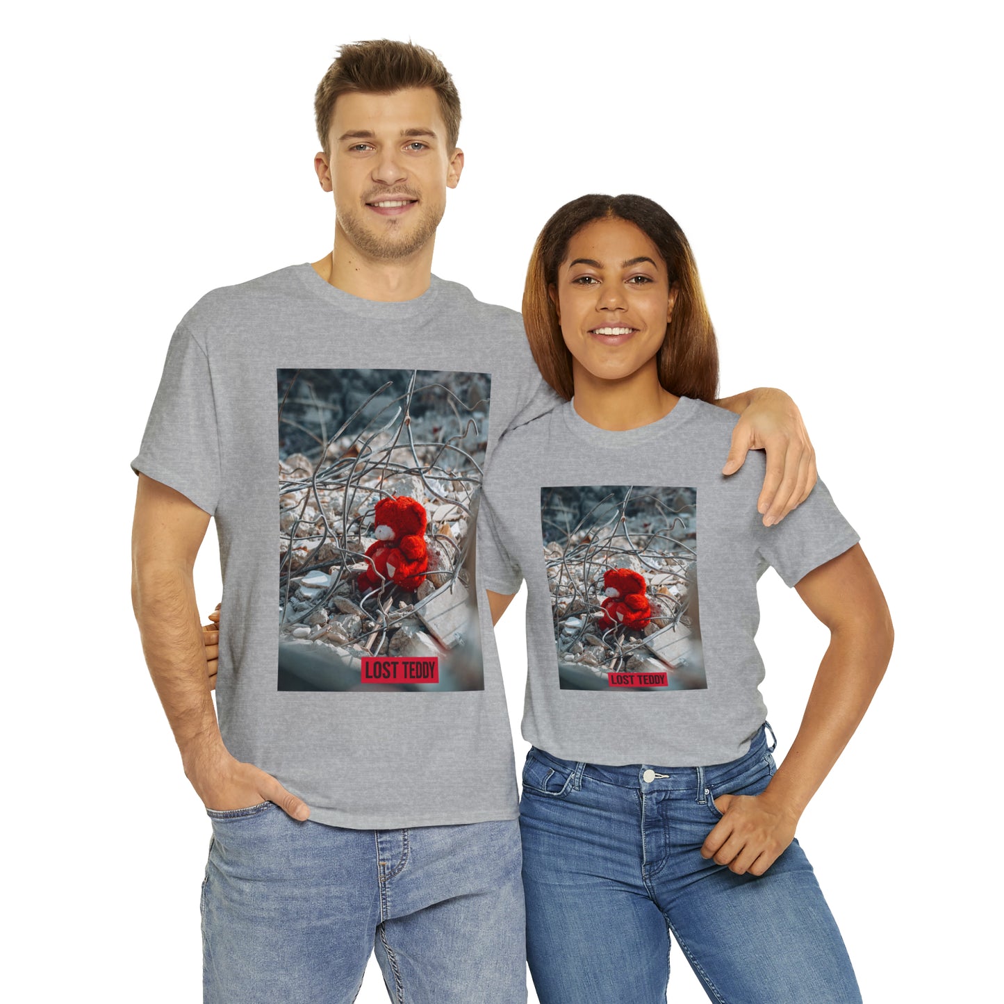 Unisex Heavy Cotton Tee Lost Teddy