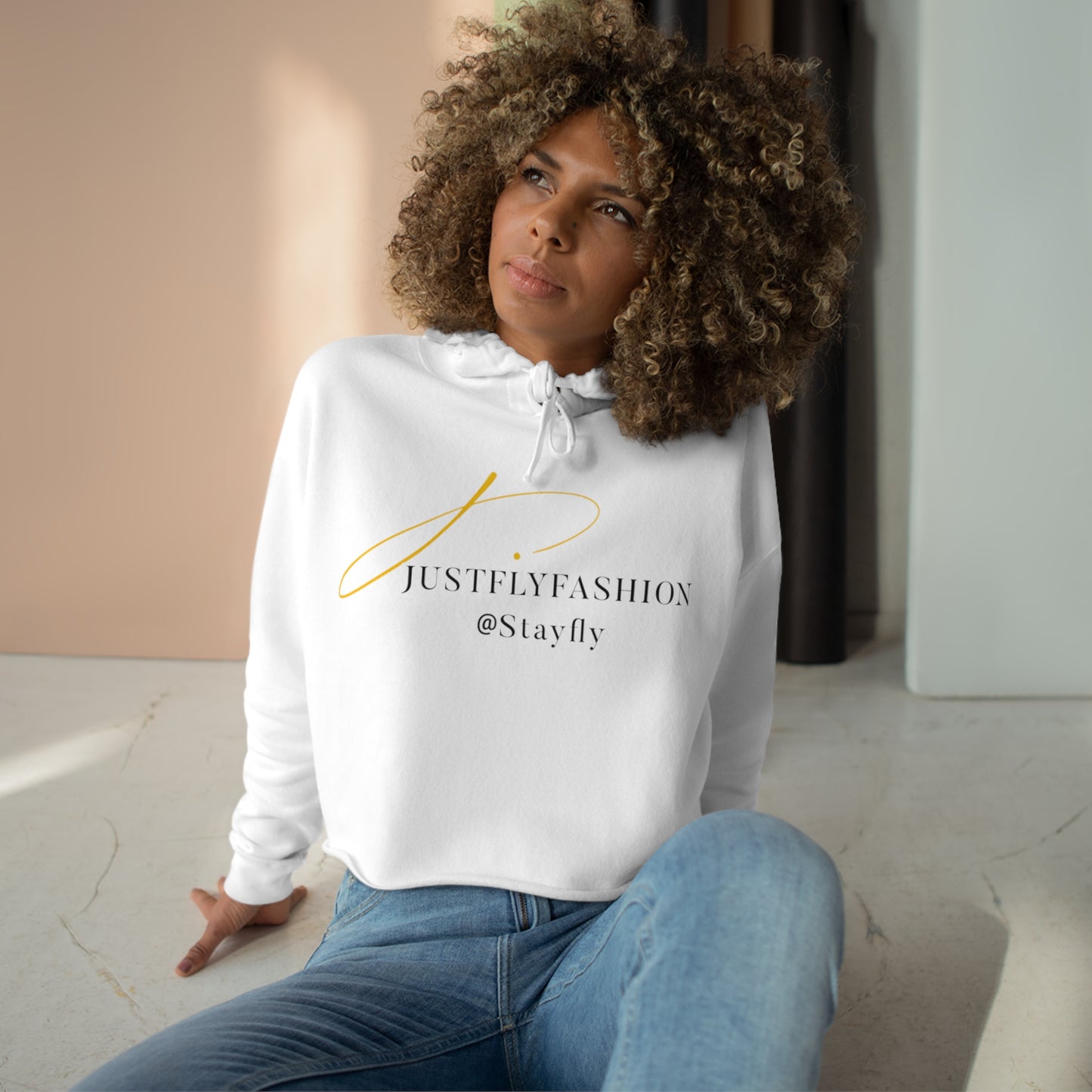 Crop Hoodie Just Fly Fashion