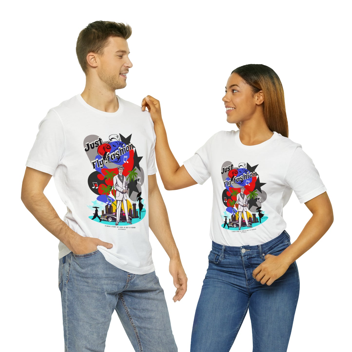 Unisex Jersey Short Sleeve Tee A GREAT STORY OF LOVE