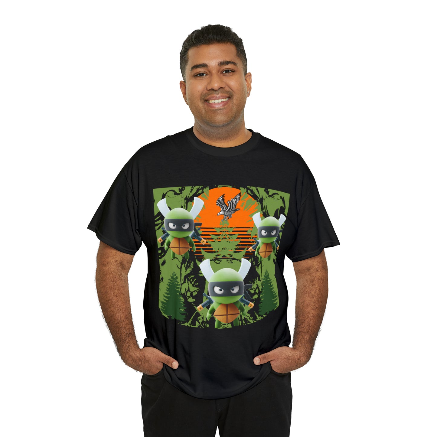 Unisex Heavy Cotton Tee The return of the three ninjas