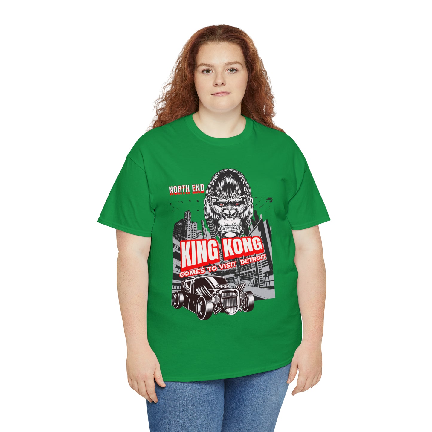 Unisex Heavy Cotton Tee NORTH END KONG