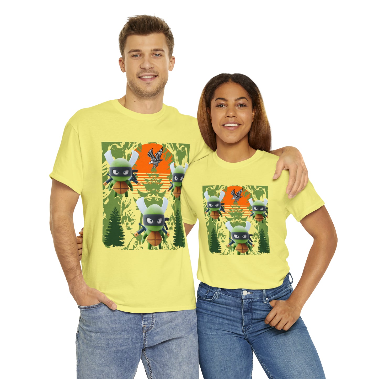 Unisex Heavy Cotton Tee The return of the three ninjas