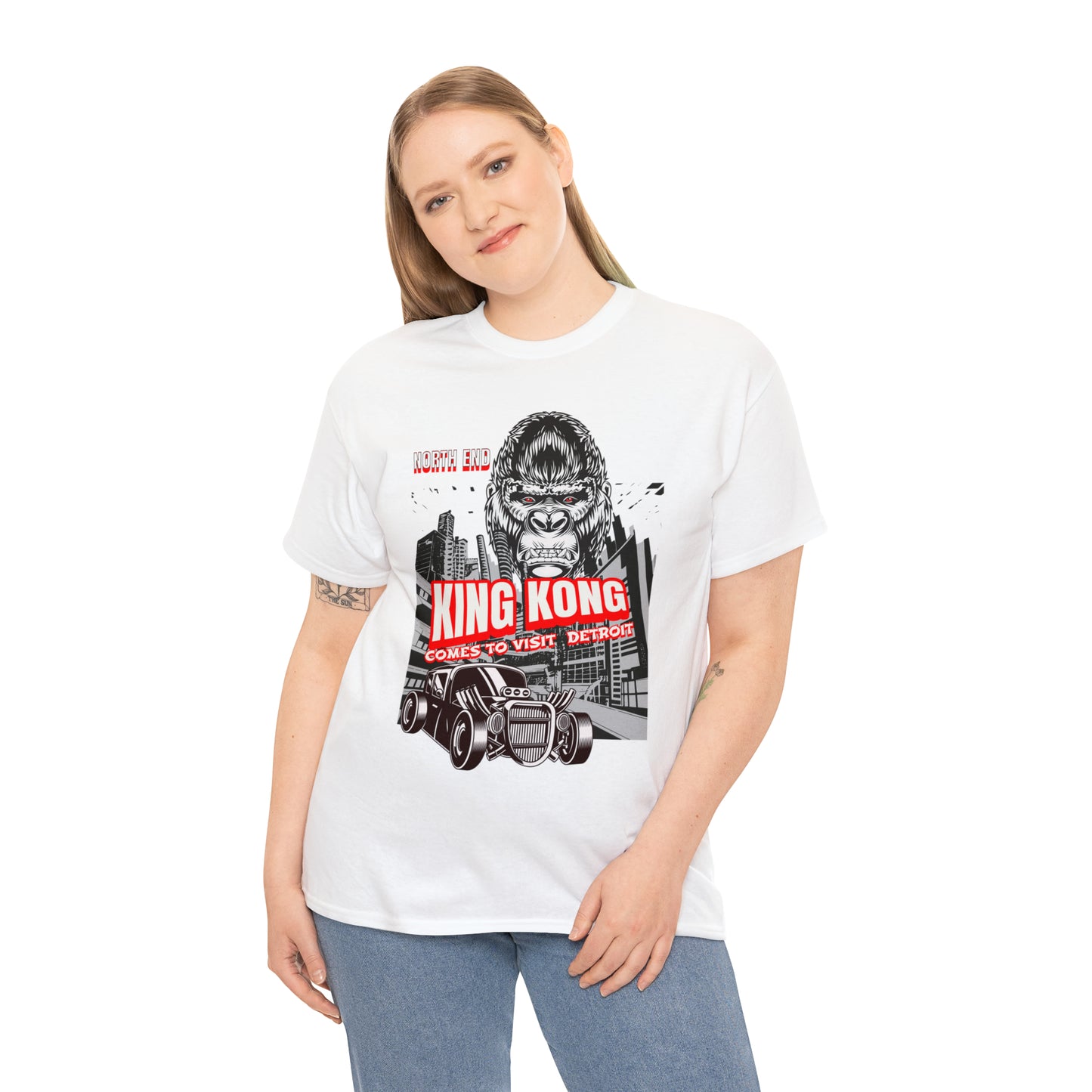 Unisex Heavy Cotton Tee NORTH END KONG