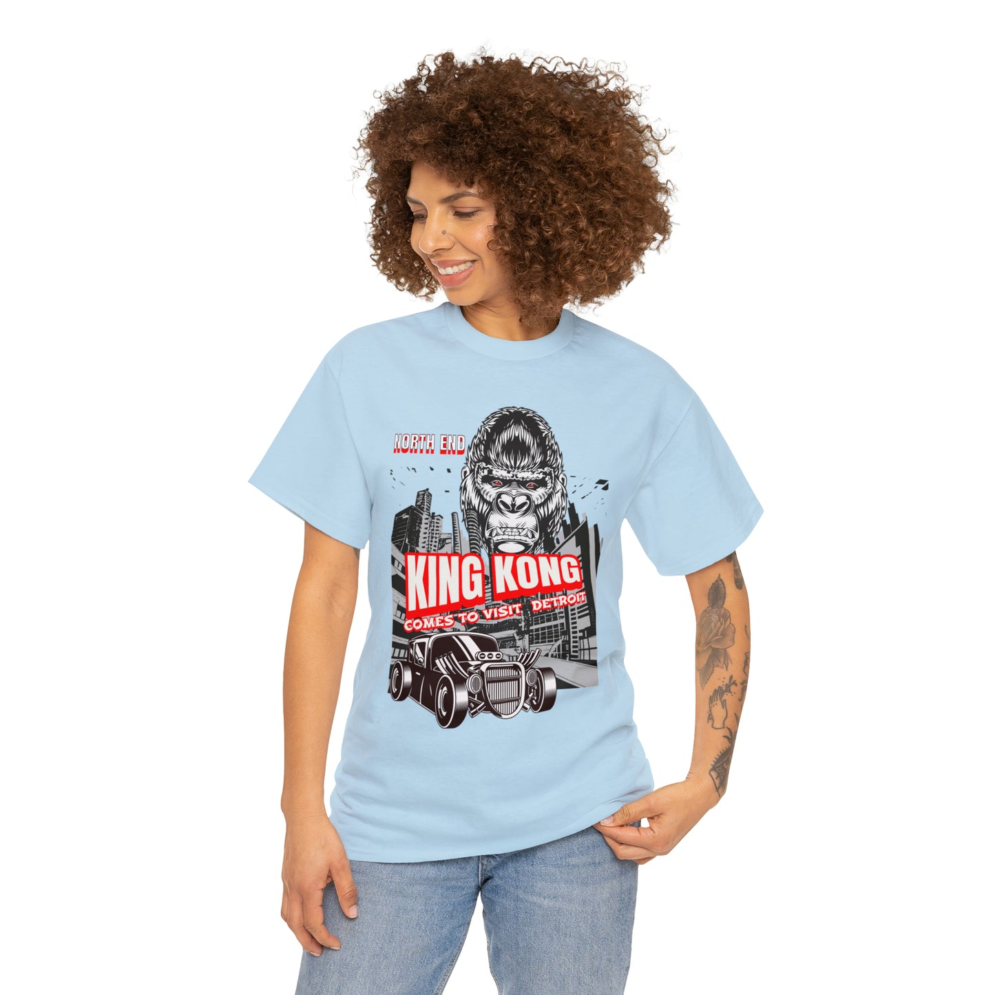 Unisex Heavy Cotton Tee NORTH END KONG