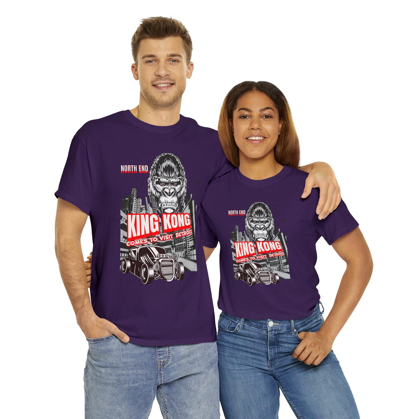 Unisex Heavy Cotton Tee NORTH END KONG