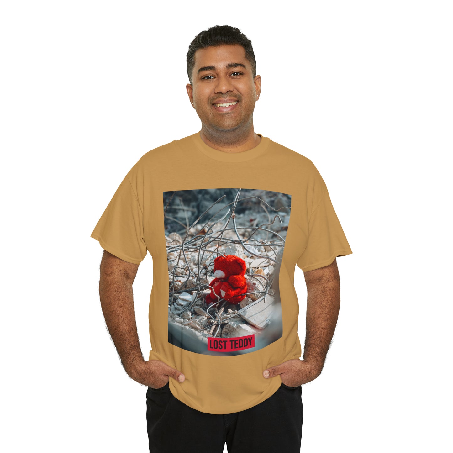 Unisex Heavy Cotton Tee Lost Teddy