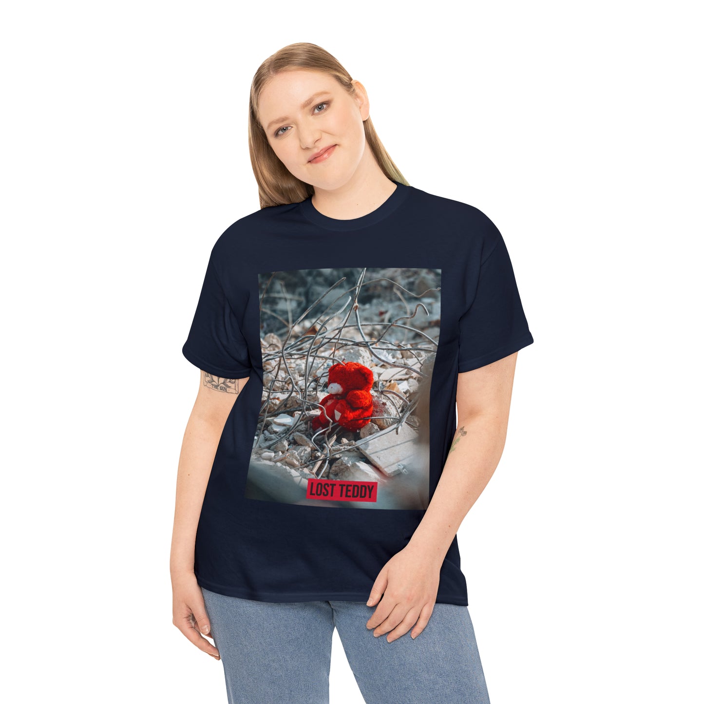Unisex Heavy Cotton Tee Lost Teddy
