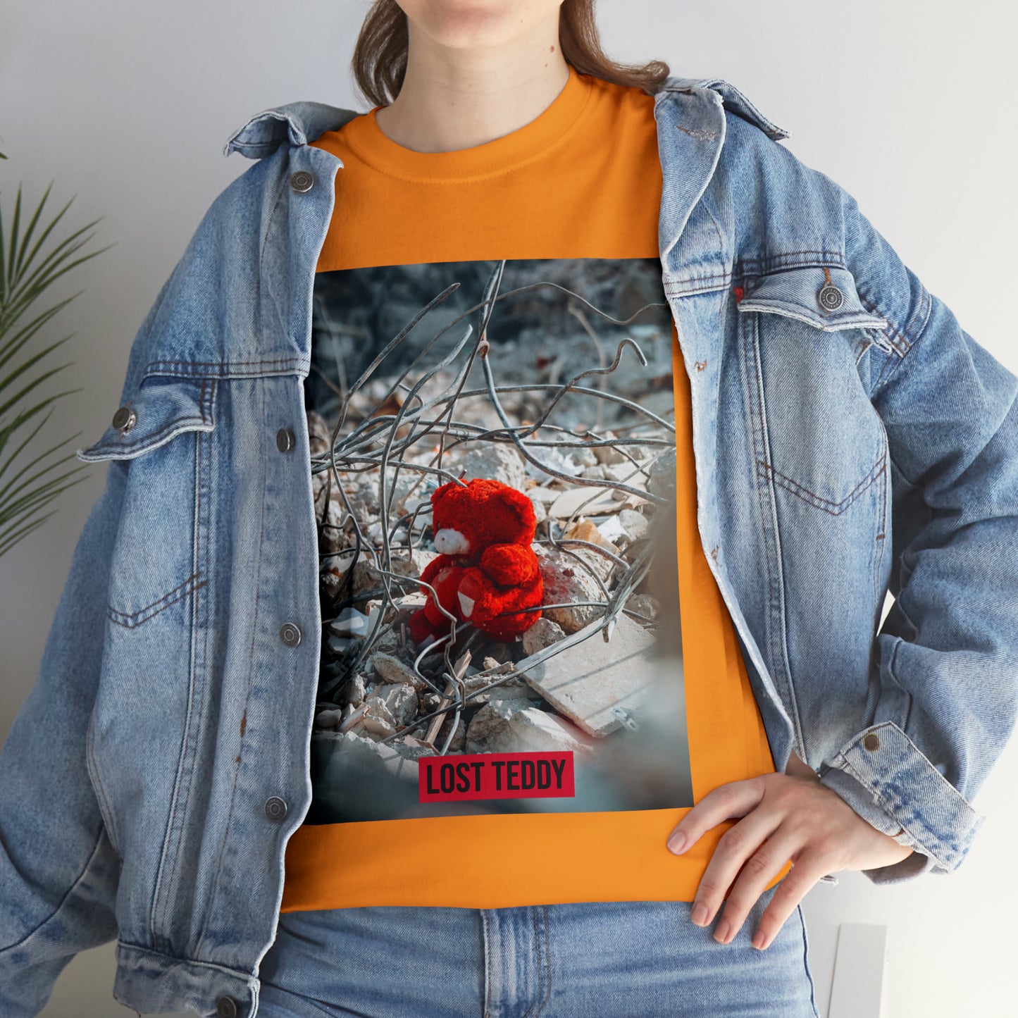 Unisex Heavy Cotton Tee Lost Teddy
